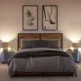 Mesita de noche luces LED 2 uds madera ingeniería gris hormigón by , Nightstands - Ref: Foro24-852054, Price: 87,42 €, Discou...