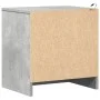 Mesita de noche luces LED 2 uds madera ingeniería gris hormigón by , Nightstands - Ref: Foro24-852054, Price: 87,42 €, Discou...