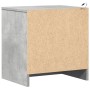 Mesita de noche luces LED 2 uds madera ingeniería gris hormigón by , Nightstands - Ref: Foro24-852054, Price: 88,60 €, Discou...