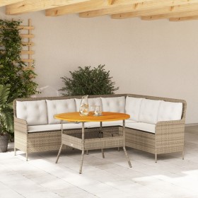 Set de sofás de jardín 2 pzas y cojines ratán sintético marrón by , Garden sets - Ref: Foro24-3262094, Price: 519,24 €, Disco...