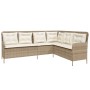 Gartensofagarnitur 2-teilig mit braunen Polyrattan-Kissen. von , Gartensets - Ref: Foro24-3262094, Preis: 519,24 €, Rabatt: %