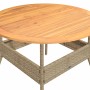 Set de sofás de jardín 2 pzas y cojines ratán sintético marrón