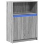 Sideboard mit LED-Beleuchtung aus grauem Sonoma-Ingenieurholz 72x34x100 cm von , Sideboards - Ref: Foro24-852164, Preis: 77,3...