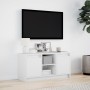 TV-Möbel mit LED-Beleuchtung aus weißem Ingenieurholz, 100x34x50 cm. von , TV-Möbel - Ref: Foro24-852187, Preis: 75,63 €, Rab...