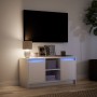 TV-Möbel mit LED-Beleuchtung aus weißem Ingenieurholz, 100x34x50 cm. von , TV-Möbel - Ref: Foro24-852187, Preis: 75,63 €, Rab...