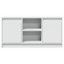 Mueble de TV con LED madera de ingeniería blanco 100x34x50 cm by , TV Furniture - Ref: Foro24-852187, Price: 75,63 €, Discoun...
