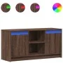 LED-TV-Möbel aus braunem Eichen-Ingenieurholz 100x34x50 cm. von , TV-Möbel - Ref: Foro24-852193, Preis: 85,10 €, Rabatt: %