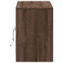 Mueble de TV LED madera ingeniería marrón roble 100x34x50 cm by , TV Furniture - Ref: Foro24-852193, Price: 85,10 €, Discount: %