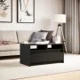Mesa de centro con luces LED madera de ingeniería negra by , Coffee table - Ref: Foro24-851992, Price: 110,04 €, Discount: %