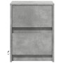 Mesita de noche luces LED 2 uds madera ingeniería gris hormigón by , Nightstands - Ref: Foro24-852040, Price: 90,02 €, Discou...