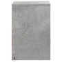 Mesita de noche luces LED 2 uds madera ingeniería gris hormigón de , Mesitas de noche - Ref: Foro24-852040, Precio: 88,77 €, ...