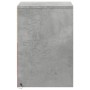 Mesita de noche luces LED 2 uds madera ingeniería gris hormigón by , Nightstands - Ref: Foro24-852040, Price: 90,02 €, Discou...