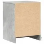 Mesita de noche luces LED 2 uds madera ingeniería gris hormigón de , Mesitas de noche - Ref: Foro24-852040, Precio: 88,77 €, ...
