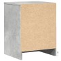 Mesita de noche luces LED 2 uds madera ingeniería gris hormigón by , Nightstands - Ref: Foro24-852040, Price: 90,02 €, Discou...