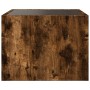 Mesa de centro con Infinity LED roble ahumado 40x40x30 cm von , Couchtisch - Ref: Foro24-847599, Preis: 58,20 €, Rabatt: %