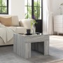 Mesa de centro con Infinity LED gris Sonoma 40x40x30 cm by , Coffee table - Ref: Foro24-847600, Price: 66,32 €, Discount: %
