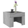 Mesa de centro con Infinity LED gris Sonoma 40x40x30 cm by , Coffee table - Ref: Foro24-847600, Price: 66,32 €, Discount: %