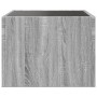 Mesa de centro con Infinity LED gris Sonoma 40x40x30 cm by , Coffee table - Ref: Foro24-847600, Price: 66,32 €, Discount: %