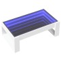 Mesa de centro con Infinity LED blanco 90x53x30 cm by , Coffee table - Ref: Foro24-847637, Price: 96,04 €, Discount: %