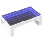 Mesa de centro con Infinity LED blanco 90x53x30 cm de , Mesas de centro - Ref: Foro24-847637, Precio: 95,05 €, Descuento: %