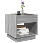 Mesa de centro con Infinity LED gris Sonoma 50x50x50 cm de , Mesas de centro - Ref: Foro24-847656, Precio: 87,92 €, Descuento: %