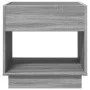 Mesa de centro con Infinity LED gris Sonoma 50x50x50 cm by , Coffee table - Ref: Foro24-847656, Price: 84,14 €, Discount: %