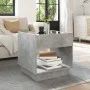 Mesa de centro con Infinity LED gris hormigón 50x50x50 cm by , Coffee table - Ref: Foro24-847654, Price: 82,07 €, Discount: %