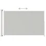 Retractable side awning for patio in cream color, 220x300 cm. by vidaXL, Umbrellas - Ref: Foro24-313424, Price: 99,87 €, Disc...