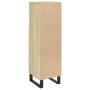 Armario de baño madera contrachapada roble Sonoma 30x30x100 cm de , Tocadores de baño - Ref: Foro24-849672, Precio: 58,66 €