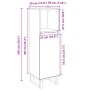 Armario de baño madera contrachapada roble Sonoma 30x30x100 cm von , Badezimmerwaschtische - Ref: Foro24-849672, Preis: 55,07...