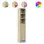 Aparador con LED madera ingeniería roble Sonoma 36x32,5x200 cm de , Aparadores - Ref: Foro24-852126, Precio: 77,82 €, Descuen...