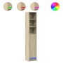Aparador con LED madera ingeniería roble Sonoma 36x32,5x200 cm by , Sideboards - Ref: Foro24-852126, Price: 78,78 €, Discount: %