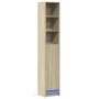 Aparador con LED madera ingeniería roble Sonoma 36x32,5x200 cm by , Sideboards - Ref: Foro24-852126, Price: 78,78 €, Discount: %