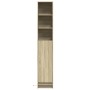 Aparador con LED madera ingeniería roble Sonoma 36x32,5x200 cm by , Sideboards - Ref: Foro24-852126, Price: 78,78 €, Discount: %