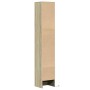 Aparador con LED madera ingeniería roble Sonoma 36x32,5x200 cm by , Sideboards - Ref: Foro24-852126, Price: 78,78 €, Discount: %