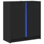 Sideboard mit LED-Lichtern aus schwarzem Ingenieurholz 77x34x85 cm. von , Sideboards - Ref: Foro24-852132, Preis: 89,38 €, Ra...
