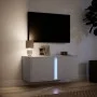 Mueble de TV de pared con luces LED blanco 80x31x35 cm by , TV Furniture - Ref: Foro24-852257, Price: 48,65 €, Discount: %