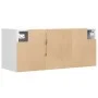 TV-Wandmöbel mit LED-Lichtern, weiß, 80x31x35 cm. von , TV-Möbel - Ref: Foro24-852257, Preis: 48,65 €, Rabatt: %