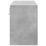 Wand-TV-Möbel mit LED-Lichtern in Betongrau 80x31x45 cm von , TV-Möbel - Ref: Foro24-852288, Preis: 65,06 €, Rabatt: %
