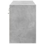 Wand-TV-Möbel mit LED-Lichtern in Betongrau 80x31x45 cm von , TV-Möbel - Ref: Foro24-852288, Preis: 65,87 €, Rabatt: %