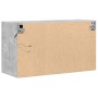 Mueble de TV de pared con luces LED gris hormigón 80x31x45 cm by , TV Furniture - Ref: Foro24-852288, Price: 65,87 €, Discoun...