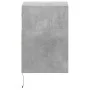 Mueble de TV de pared con luces LED gris hormigón 41x31x45 cm de , Muebles TV - Ref: Foro24-852319, Precio: 40,47 €, Descuent...