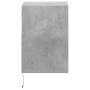 Wand-TV-Möbel mit LED-Lichtern in Betongrau 41x31x45 cm von , TV-Möbel - Ref: Foro24-852319, Preis: 41,01 €, Rabatt: %