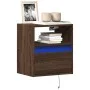 Wand-TV-Möbel mit LED-Lichtern in Eichenbraun 41x31x45 cm von , TV-Möbel - Ref: Foro24-852325, Preis: 50,94 €, Rabatt: %