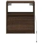 Wand-TV-Möbel mit LED-Lichtern in Eichenbraun 41x31x45 cm von , TV-Möbel - Ref: Foro24-852325, Preis: 50,94 €, Rabatt: %