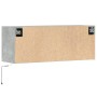 Wand-TV-Möbel mit LED-Lichtern in Betongrau 100x31x35 cm. von , TV-Möbel - Ref: Foro24-852365, Preis: 63,45 €, Rabatt: %