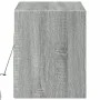 Mueble de TV de pared con luces LED gris Sonoma 100x31x35 cm by , TV Furniture - Ref: Foro24-852367, Price: 72,91 €, Discount: %
