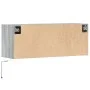 Wand-TV-Möbel mit LED-Lichtern in Sonoma-Grau 100x31x35 cm von , TV-Möbel - Ref: Foro24-852367, Preis: 72,91 €, Rabatt: %
