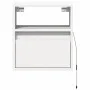 Wand-Nachttisch mit weißen LED-Lichtern von , Nachttische - Ref: Foro24-3307975, Preis: 51,32 €, Rabatt: %