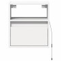 Wand-Nachttisch mit weißen LED-Lichtern von , Nachttische - Ref: Foro24-3307975, Preis: 52,09 €, Rabatt: %
